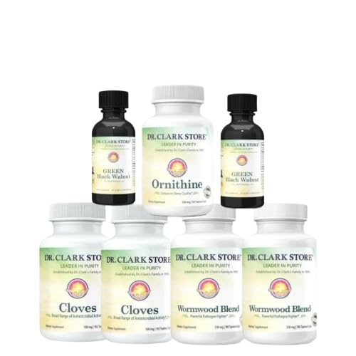 Dr Clark Herbal Support & Maintenance Cleanse Kit - 7 Items