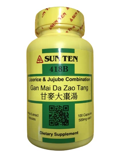 Sun Ten Licorice & Jujube Combination Capsules - 100 Count