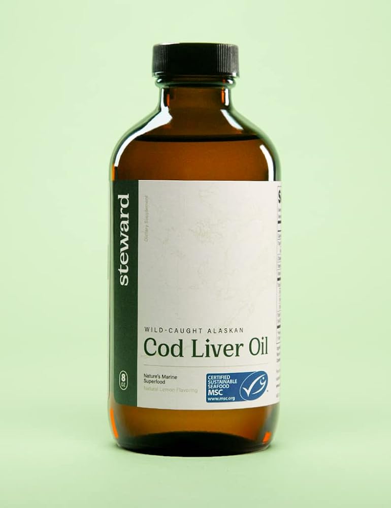 STEWARD Wild-Caught Alaskan Liquid Cod Liver Oil - 8 Fl Oz - image 5
