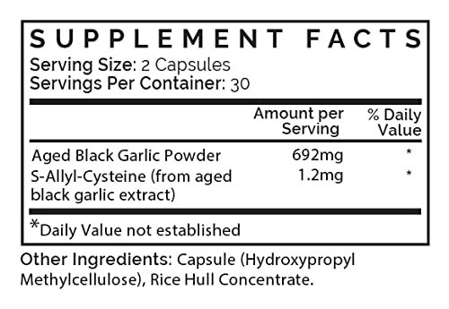 Think Remedy Aged Black Garlic Capsules - 60 Capsules - image 5