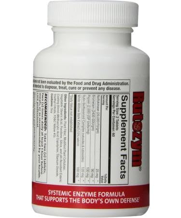 Rutozym Nattokinase Supplement for Heart & Circulation - 120 Tablets - image 2