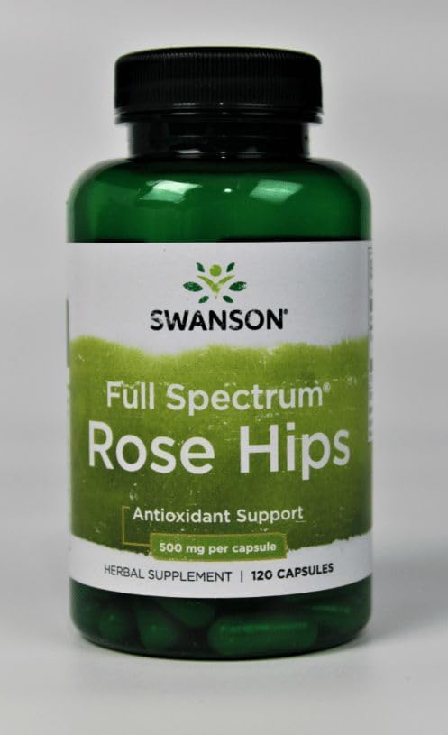 Swanson Rose Hips Immune Support 500 mg - 240 Capsules - image 3