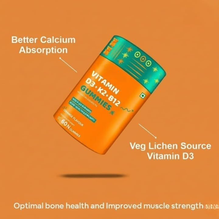 Goldy Vitamin D3 with K2 MK7 Gummies - 30 Vegan Gummies - image 4