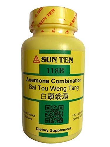 Sun Ten Bai Tou Weng Tang Capsules Anemone Combination - 100 Count - image 2