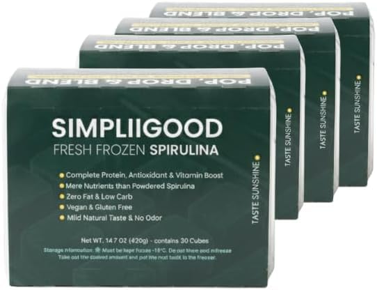 Simpliigood Frozen Spirulina Cubes - 1,680 Grams