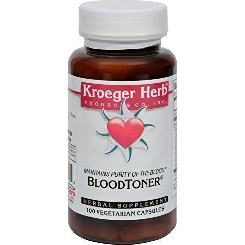 Kroeger Herb Blood Toner Herbal Supplement - 500 Capsules