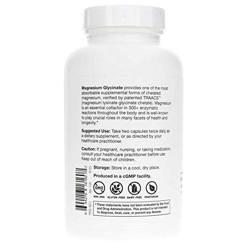 Nutri-Dyn Magnesium Glycinate for Sleep & Heart Health - 160 Capsules - image 3