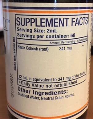 Pure Herbs Black Cohosh Liquid - 4 fl oz - image 3