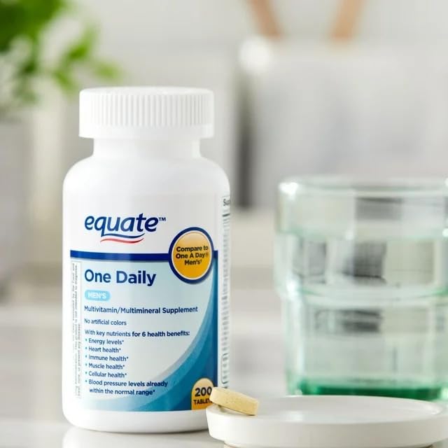 RENEGADE DIMENSIONS Equate One Daily Men's Multivitamin - 200 Tablets - image 4