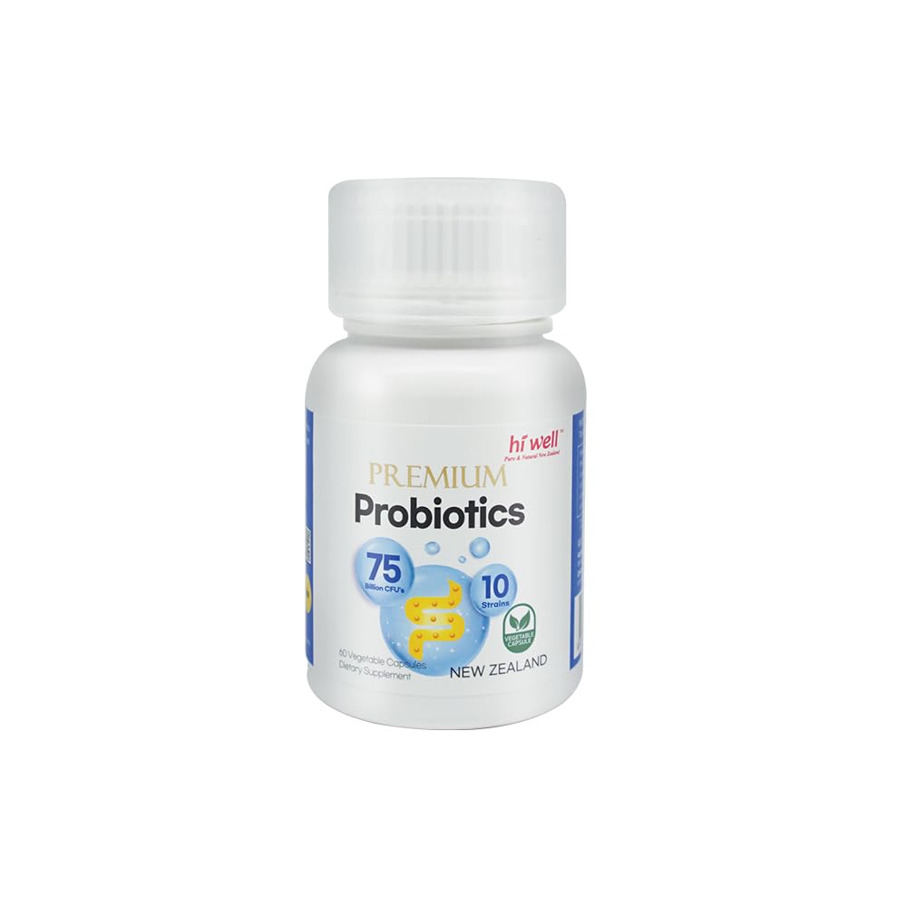 Hi Well Premium Probiotics 75 Billion - 60 Vegetarian Capsules - image 2