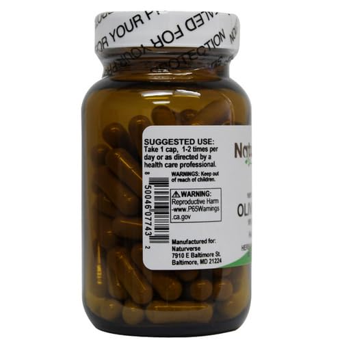 Naturverse Olive Leaf Powder Standardized - 90 Vegetarian Capsules - image 3