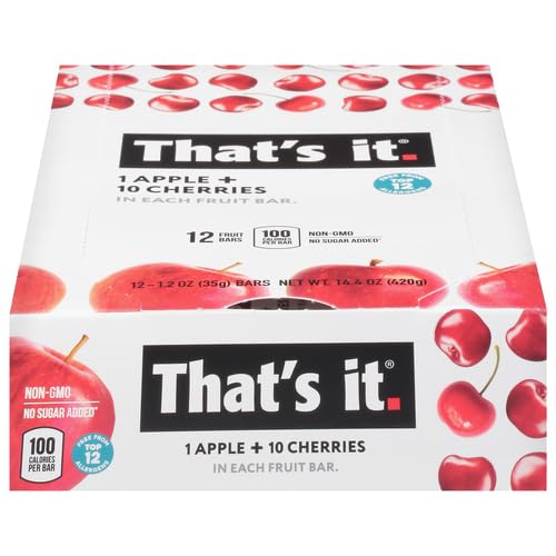 That's it. Apple + Cherry 100% Natural Fruit Bar - 12 Pack - image 4