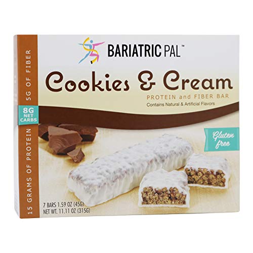 BariatricPal Divine 15g Protein & Fiber Bars - Cookies & Cream