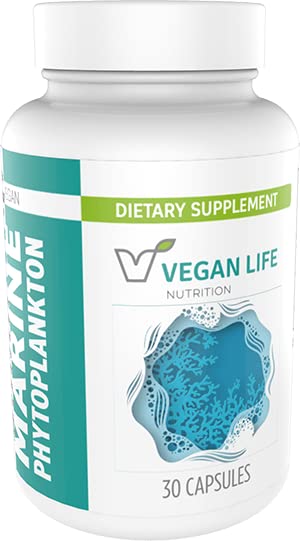 Vegan Life Nutrition Marine Phytoplankton Capsules - 30 Capsules