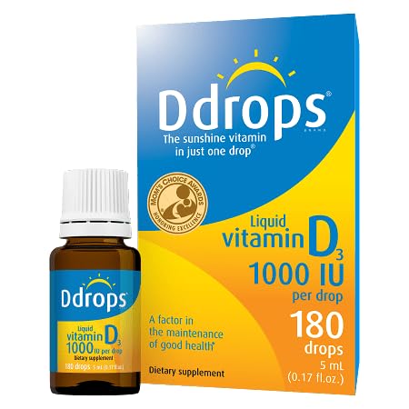 Ddrops VIT D,1000 Iu,180 Drops - image 2