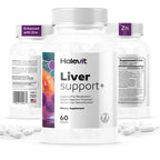 Halevit Liver Support Supplement with Milk Thistle & Zinc - 60 Capsules
