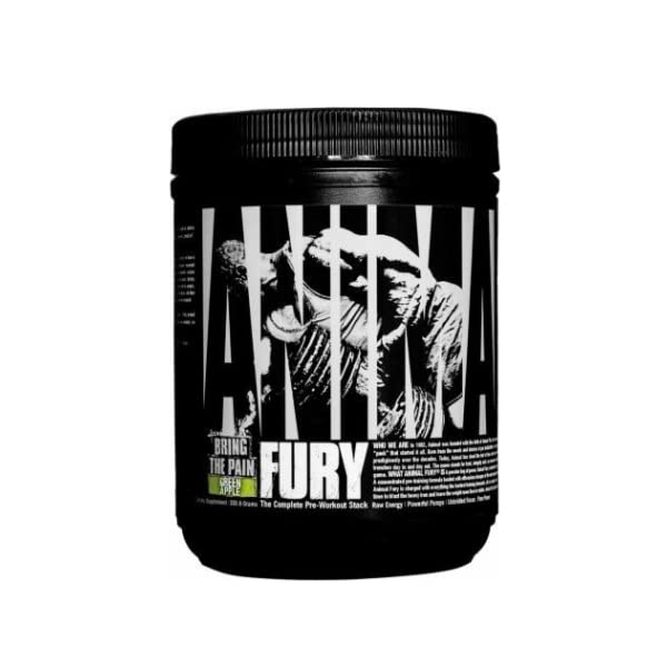 Universal Animal Fury Pre-Workout Powder Green Apple - 30 Servings