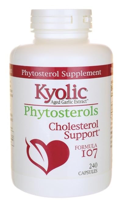 Kyolic Formula 107 Aged Garlic Extract Phytosterols - 240 Capsules - image 2