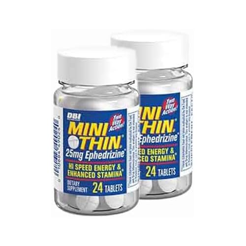 Mini Thin Energy Pills Two-Way Action 25mg - 48 Tablets
