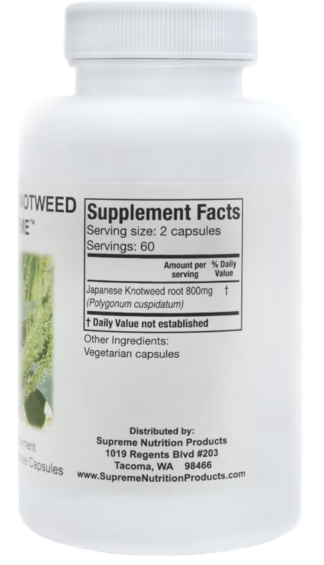 Supreme Nutrition Japanese Knotweed Supreme - 120 Vegetarian Capsules - image 3