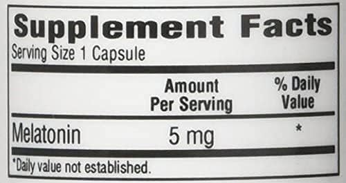 Bio-Tech Pharmacal Melatonin 5mg - 100 Capsules - image 3