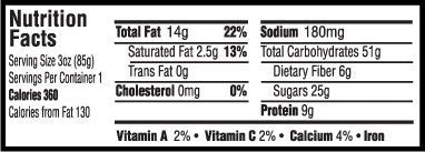 Tram Bar Peanut Butter Dark Chocolate Energy Bar - 12 Bars - image 4