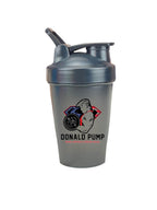 Generic Donald Pump Protein Shaker Bottle with Wire Whisk Ball - 13.5 oz - image 3