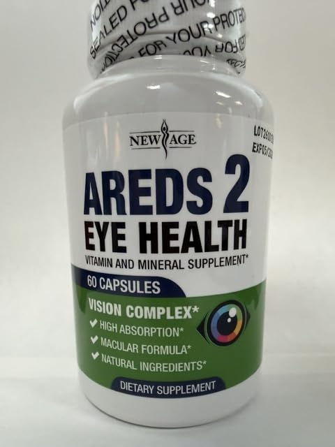 NEW AGE AREDS 2 Eye Vitamin with Lutein & Zeaxanthin - 120 Capsules - image 2