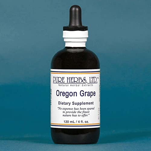 VFFWBB Pure Herbs Oregon Grape Liquid Extract - 4 Fl Oz