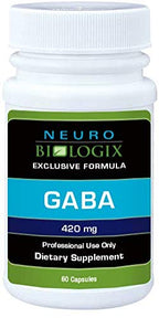 Neurobiologix GABA 500mg Stress Relief & Sleep Support - 60 Capsules