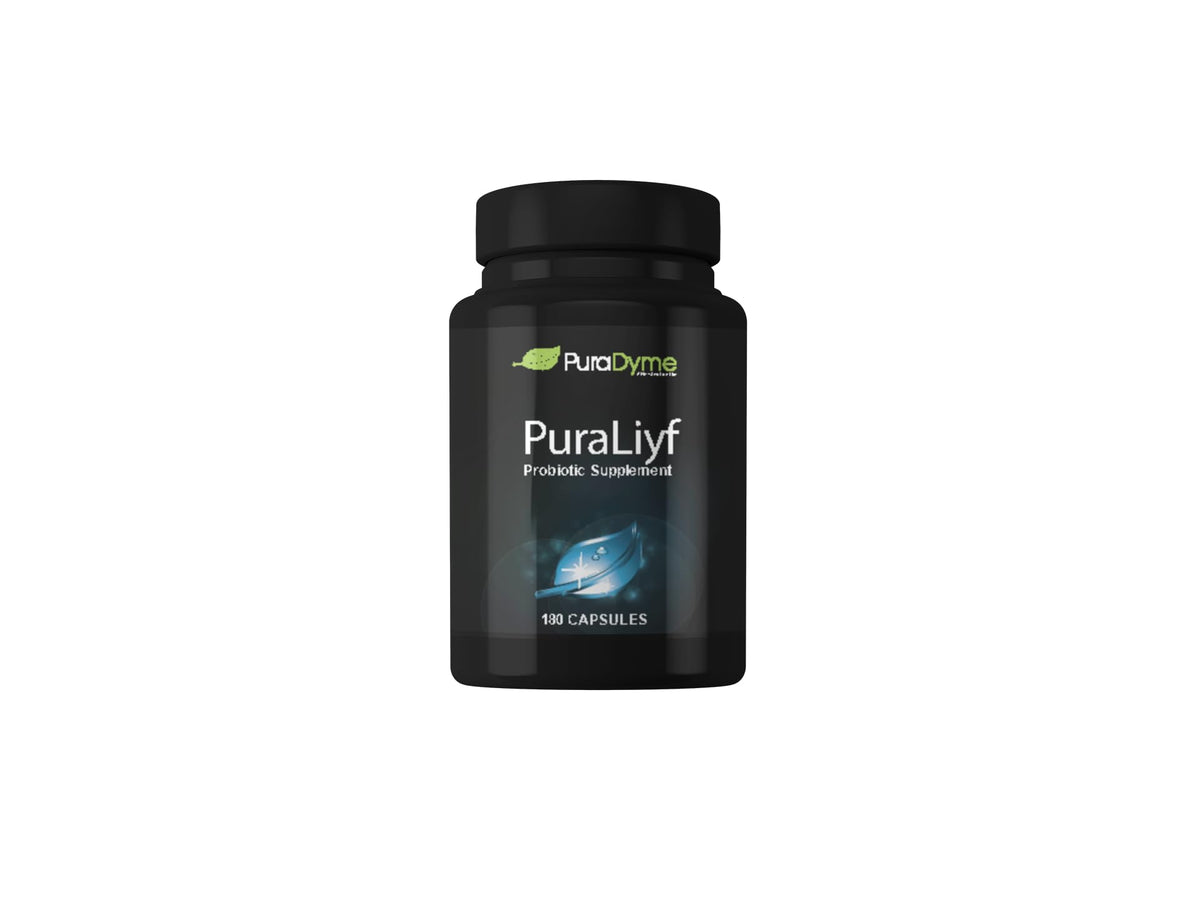 PuraDyme PuraLiyf Digestive Enzymes with Probiotics - 180 Capsules