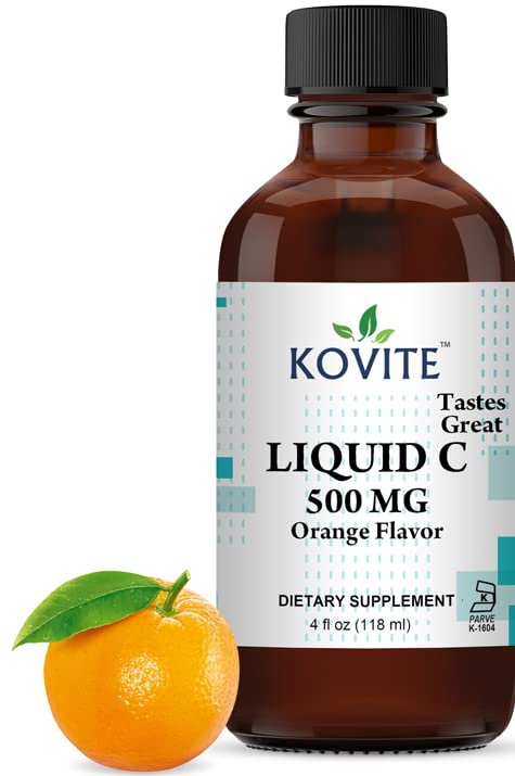 Kovite Vitamin C Liquid 500 mg - 4 fl oz