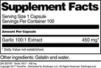 Terravita Garlic 100:1 Extract 450 mg - 100 Capsules - image 3