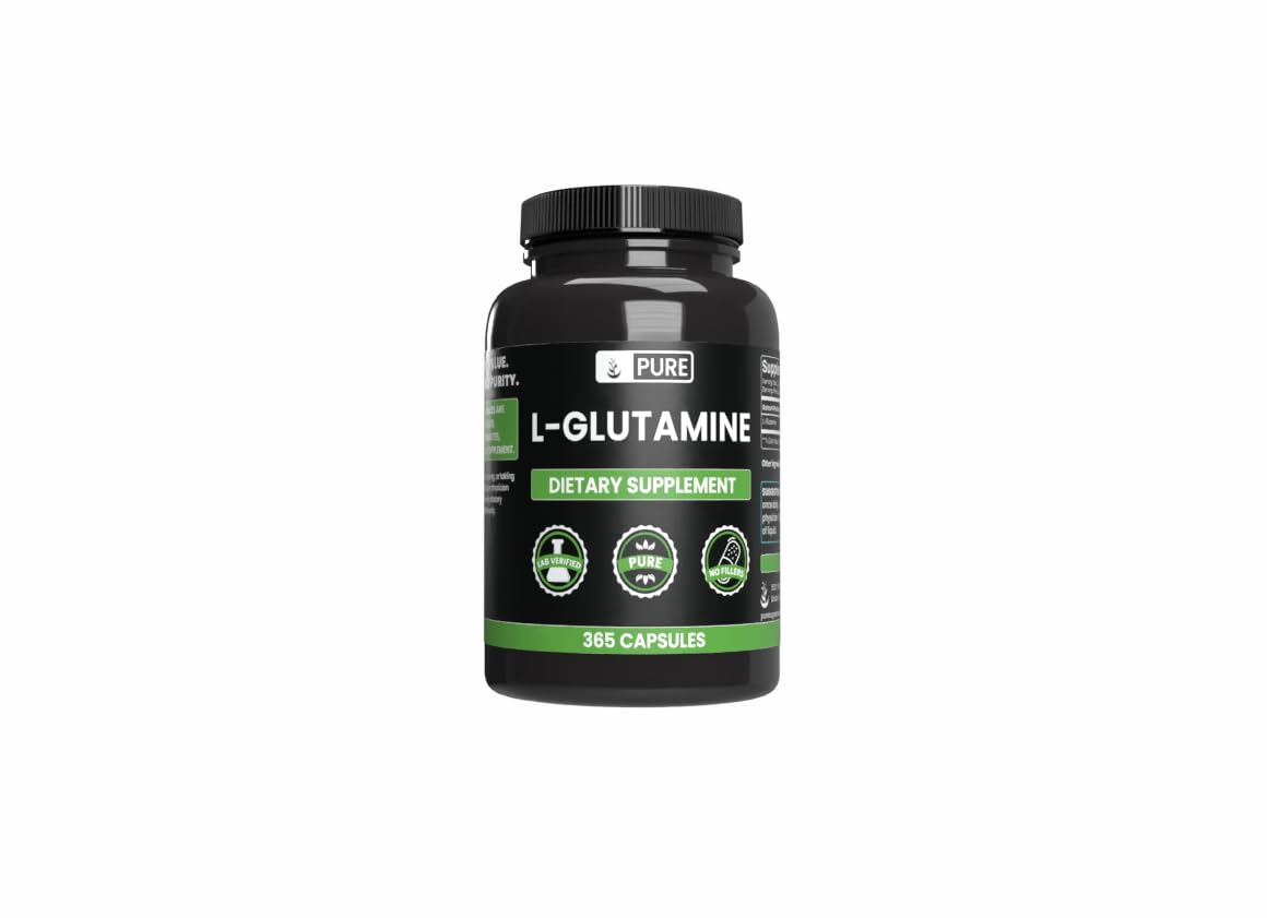 PURE ORIGINAL INGREDIENTS L-Glutamine (730 Capsules) No Magnesium Or