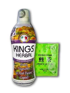 KINGS Herbal Food Supplement with OSK Japanese Green Tea - 750 ml