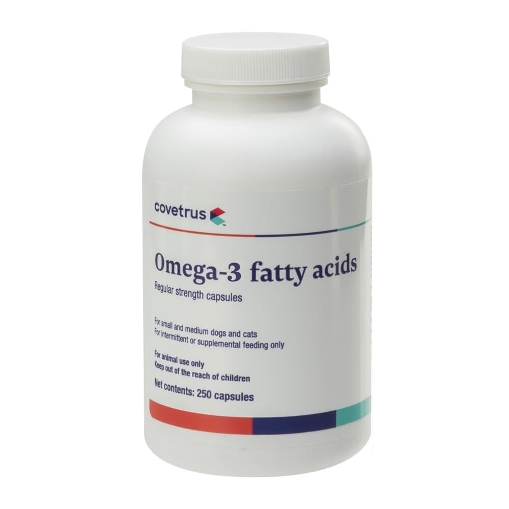 Covetrus Omega-3 Fatty Acids Regular Strength Capsules for Dogs & Cats