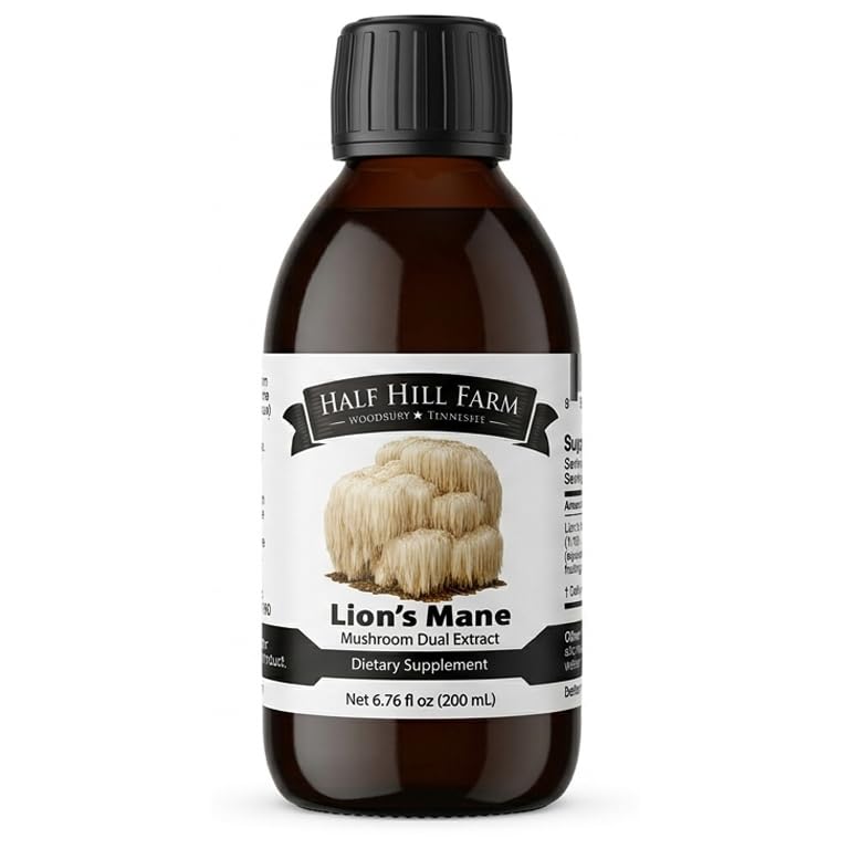 Half Hill Farm Lion's Mane Mushroom Dual Extract - 6.76 oz - image 4