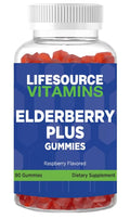 LifeSource Vitamins Elderberry Plus Vitamin C & Zinc - 90 Gummies