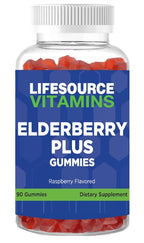LifeSource Vitamins Elderberry Plus Vitamin C & Zinc - 90 Gummies
