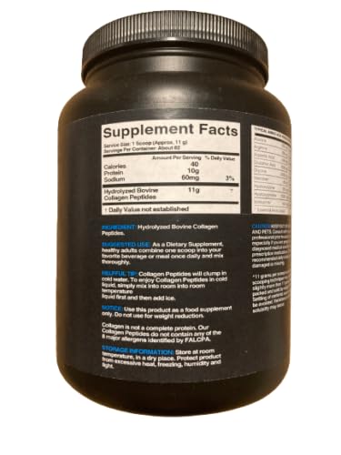 Generic Sport Optimal Collagen Peptides Powder Unflavored Type I & III - 2 lb - image 2