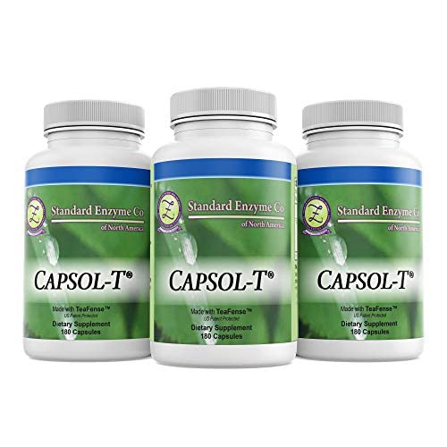 CAPSOL-T Food Based Supplement with Green Tea & Chili - 180 Capsules - image 3