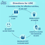Power Gummies Hair & Nail Gummies with Biotin & Zinc - 120 Gummies - image 7