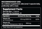 Leviathan Nutrition Vitamin D3 K2 5000 IU - 30 Capsules - image 2