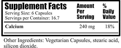 Daily Manufacturing Calcium Gluconate - 250 Vegetarian Capsules - image 2