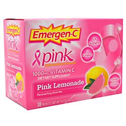 Alacer Emergen-C Health and Energy Booster Pink Lemonade - 30 Packets