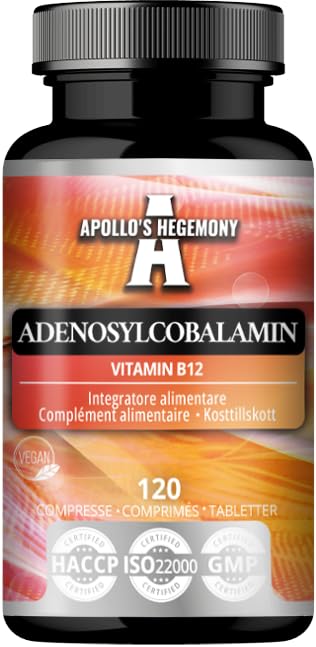 APOLLO'S HEGEMONY Adenosylcobalamin Vitamin B12 - 120 Tablets