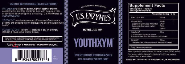 USAEnzymes YOUTHXYM 62 Delayed Release Vegetarian Capsules - image 4