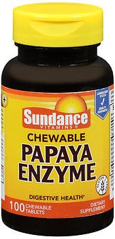 Sundance Chewable Papaya Enzyme - 100 Tablets