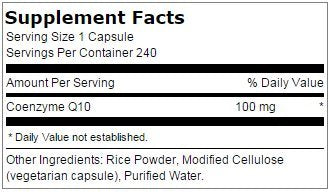 Lindberg CoQ10 100 mg - 240 Vegetarian Capsules - image 2