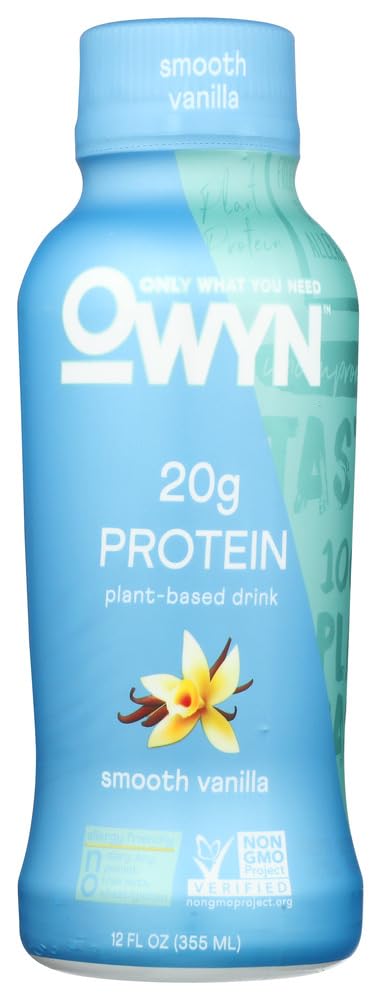 OWYN Plant-Based Protein Shake Vanilla - 4 Pack (12 Fl Oz)